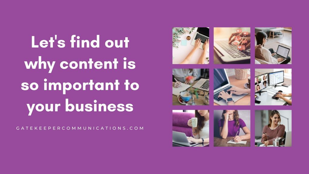 Let's find out why content is important for your business