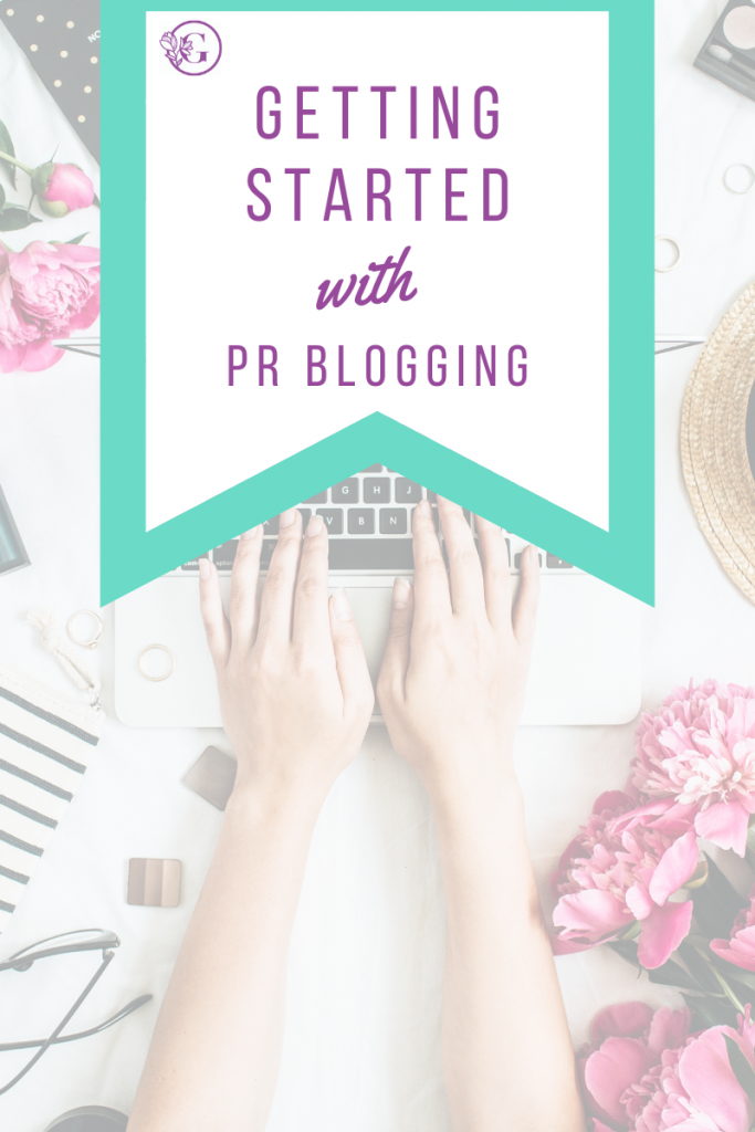 Blog graphic to get started with PR blogging