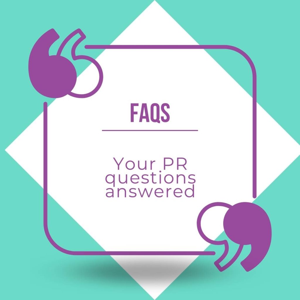 PR Faqs blog graphic