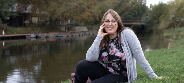 Amy Dawson, Gatekeeper Communications copywriting specialist and freelance writer, pictured in a natural outdoor environment